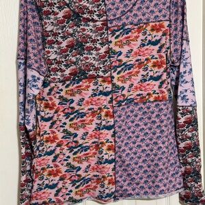 Sundance Multicolor Floral Long Sleeve Top